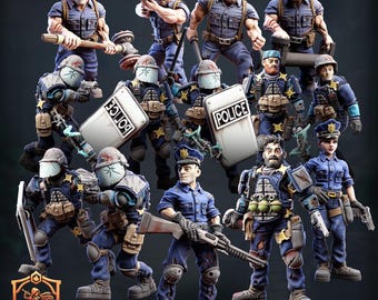 World In Ruins: Post-Apocalyptic Police - Survivor Miniatures - Child Survivor - 28mm 32mm - Zombicide - Safehold