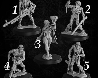 Toxic troopers by Onmioji Miniatures - Grimdark Proxies.