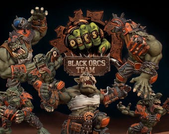 NEW Black Orcs - Fantasy Football team designed by Ugni