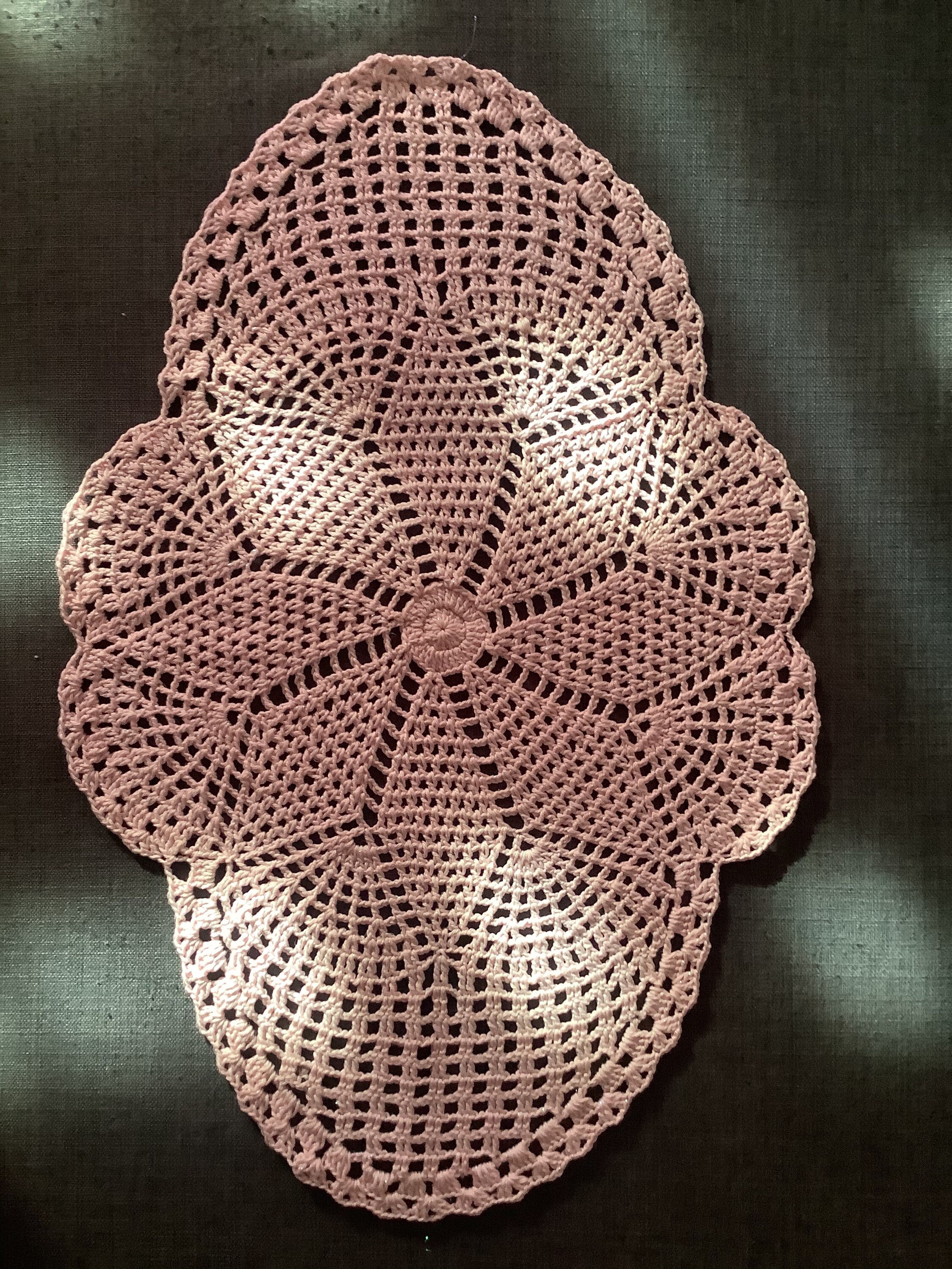 Napperon Fait à La Main Au Crochet 100% Coton