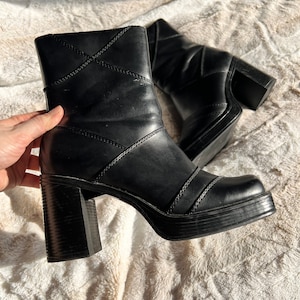 Lower east side black boots best sale