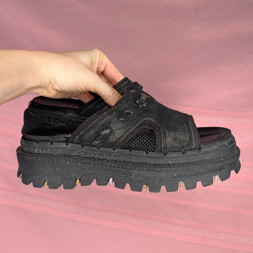Skechers Jammers Platform Sandal Slides 
