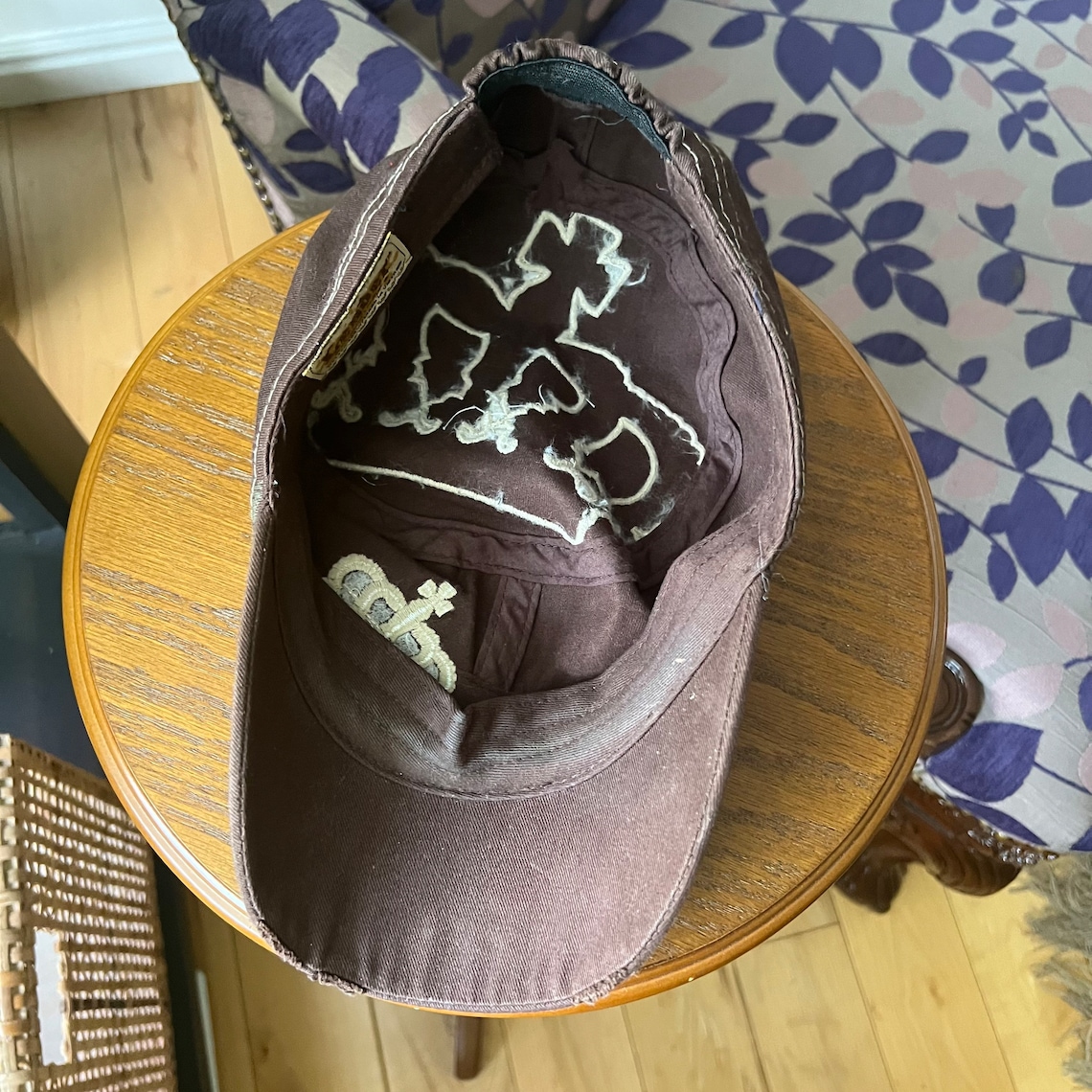 Y2k Vintage Brown Crown Newsboy/baseball Cap Hat Exc. Cond. Etsy