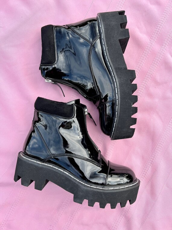 chunky rave boots