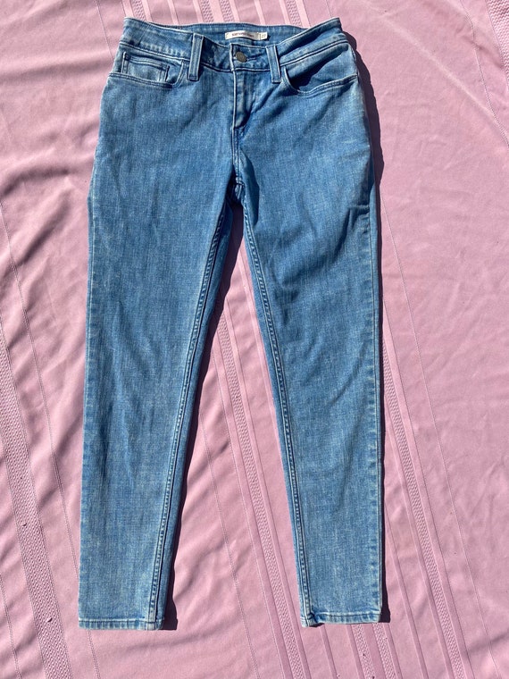 Levi Strauss Light Wash Skinny Jeans 