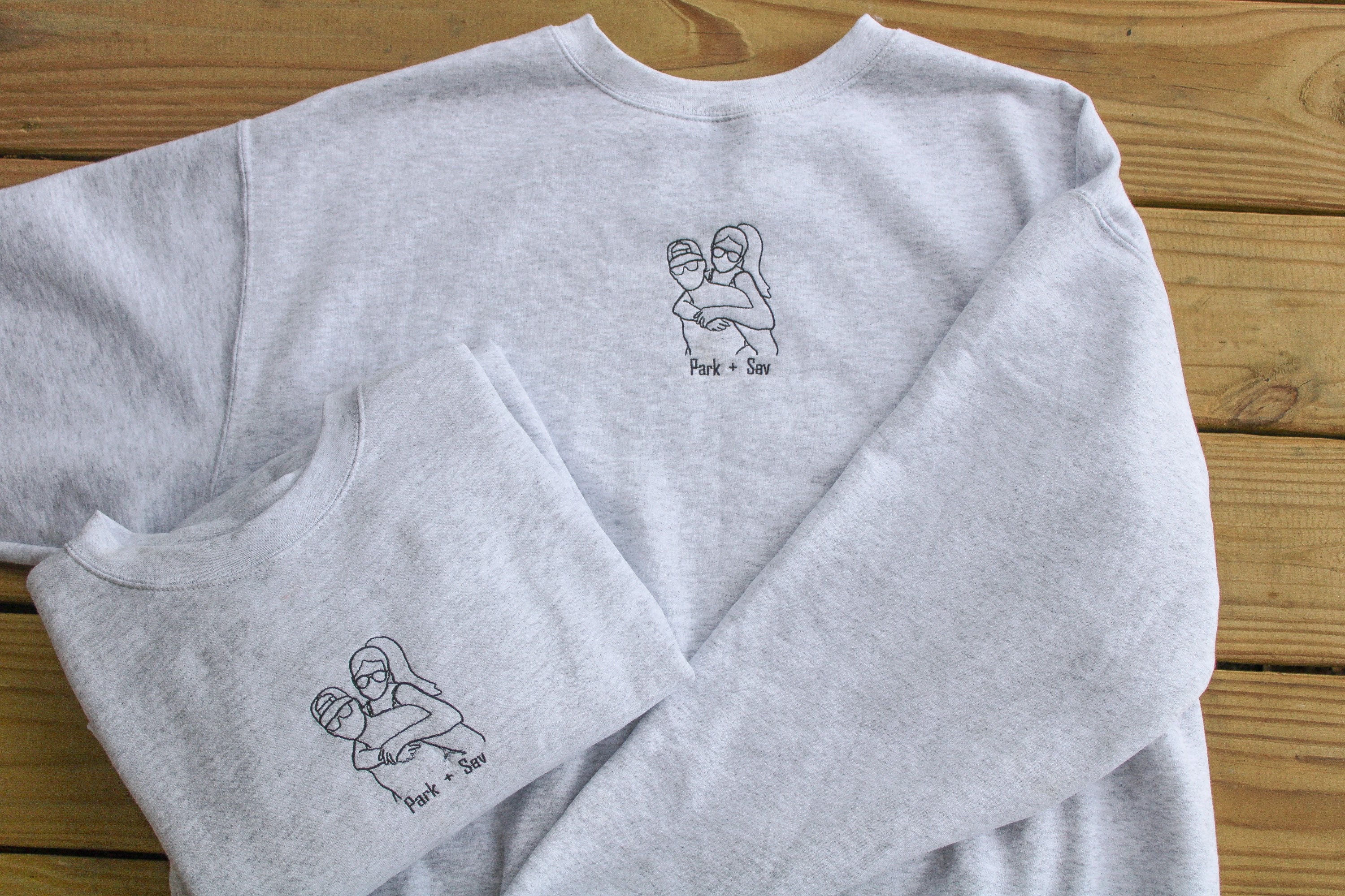 Custom Photo Sweatshirt/ Photo Embroidery/ Embroidered Photo | Etsy