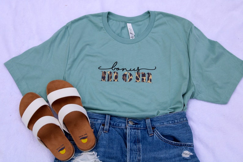 Bonus Mom Bella+Canvas soft graphic tee