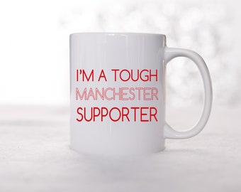 Manchester utd Supporter mug, 11 oz mug, Football mug gift