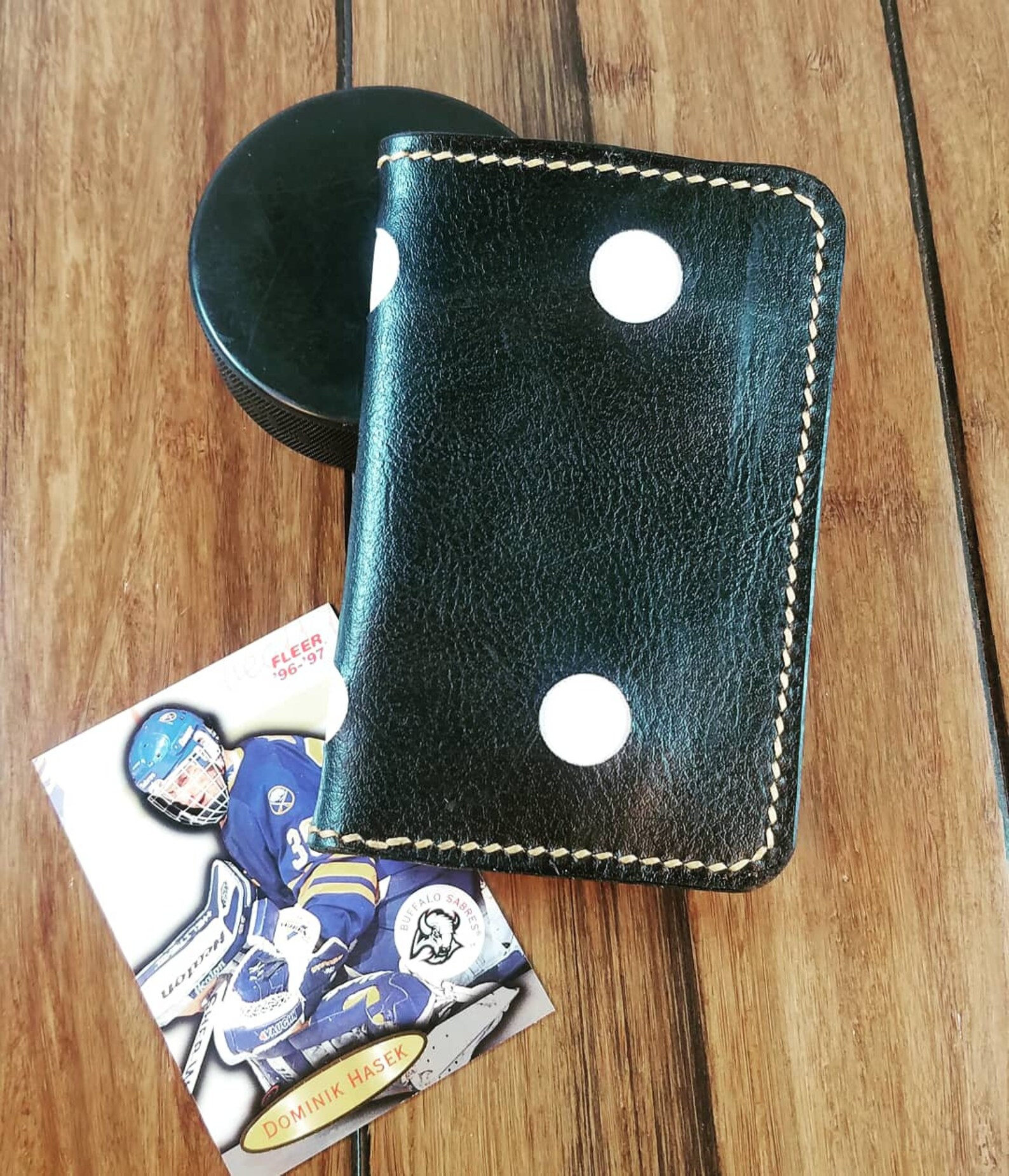Hockey Goalie Waffle Blocker Wallet Etsy