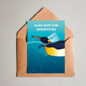 Geburtstagkarte // Karte // Cards // Birthday // Pinguin //