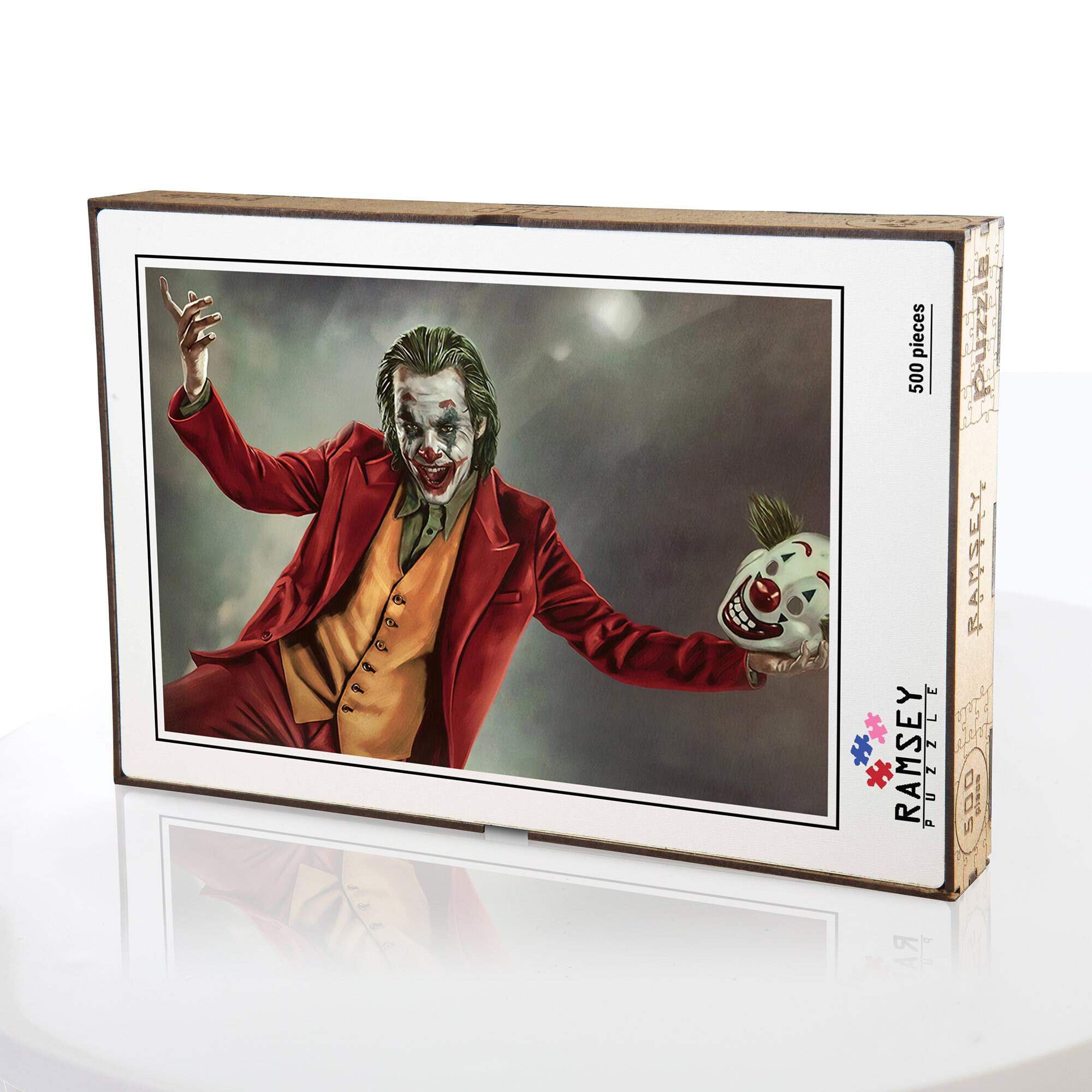Joker Puzzle 100 Wooden Jigsaw Puzzle For Adults and Kids Etsy