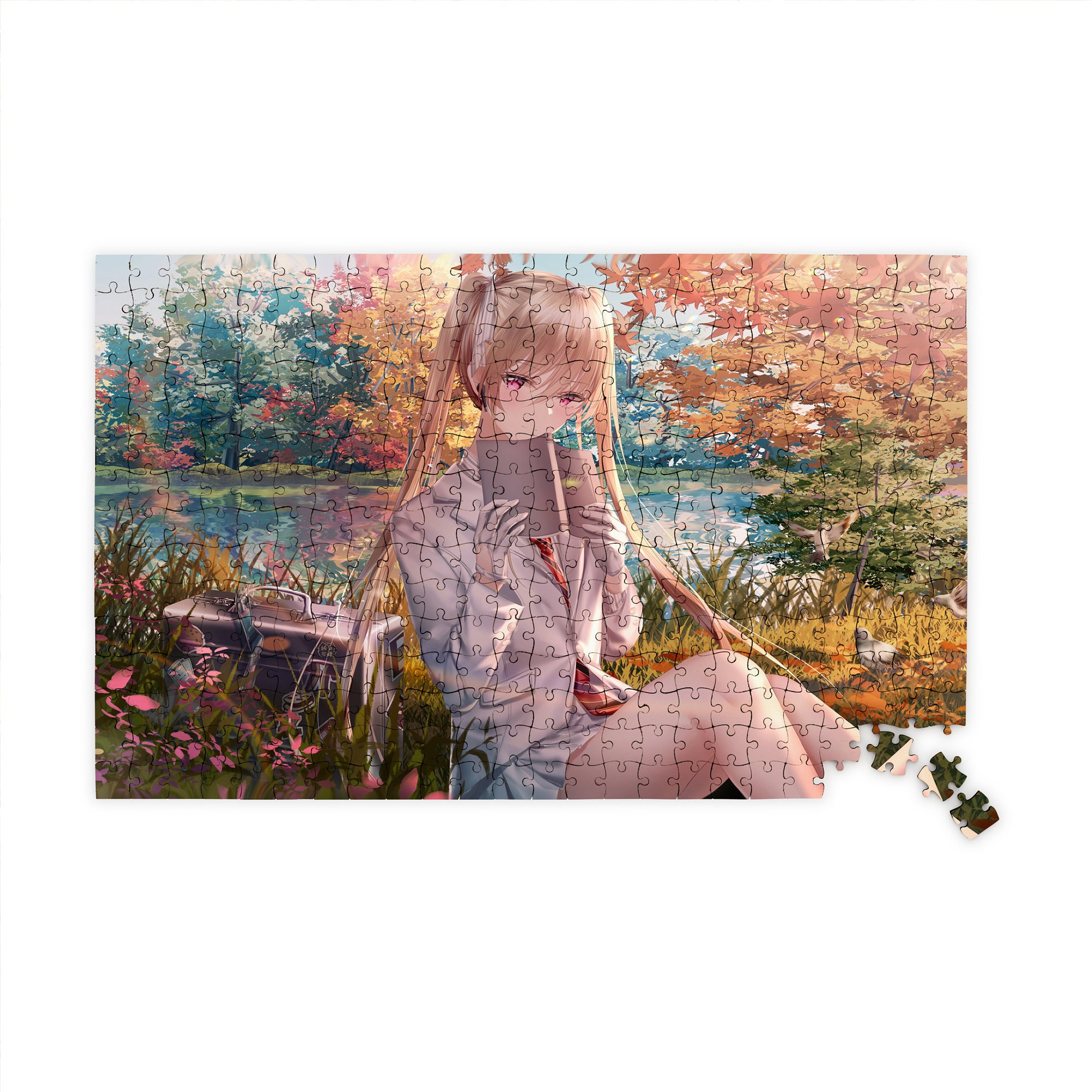 Anime Puzzle 100 Wooden Jigsaw Puzzle For Adults and Kids Etsy