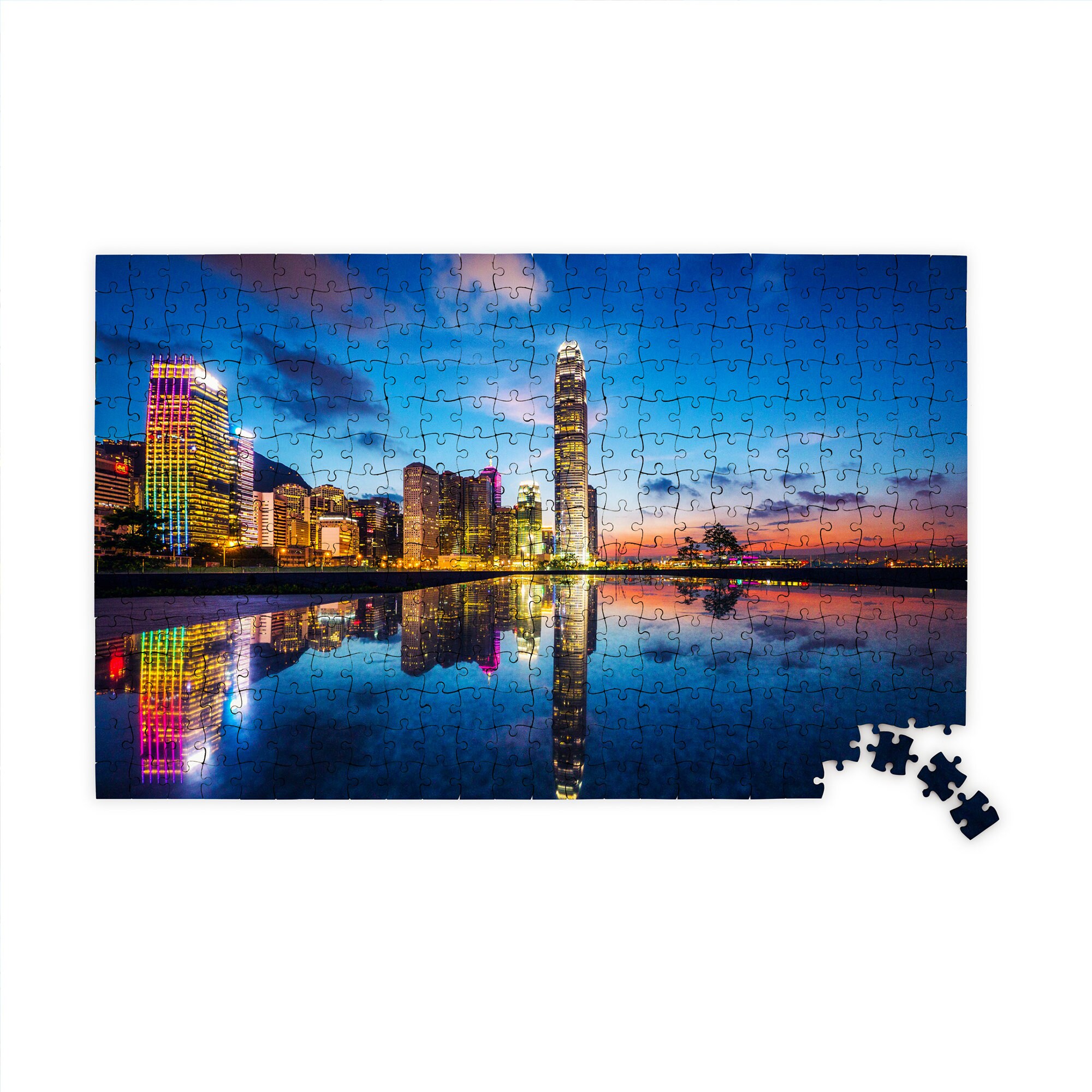 Hong Kong Puzzle 100 Wooden Jigsaw Puzzle for Adults and Etsy