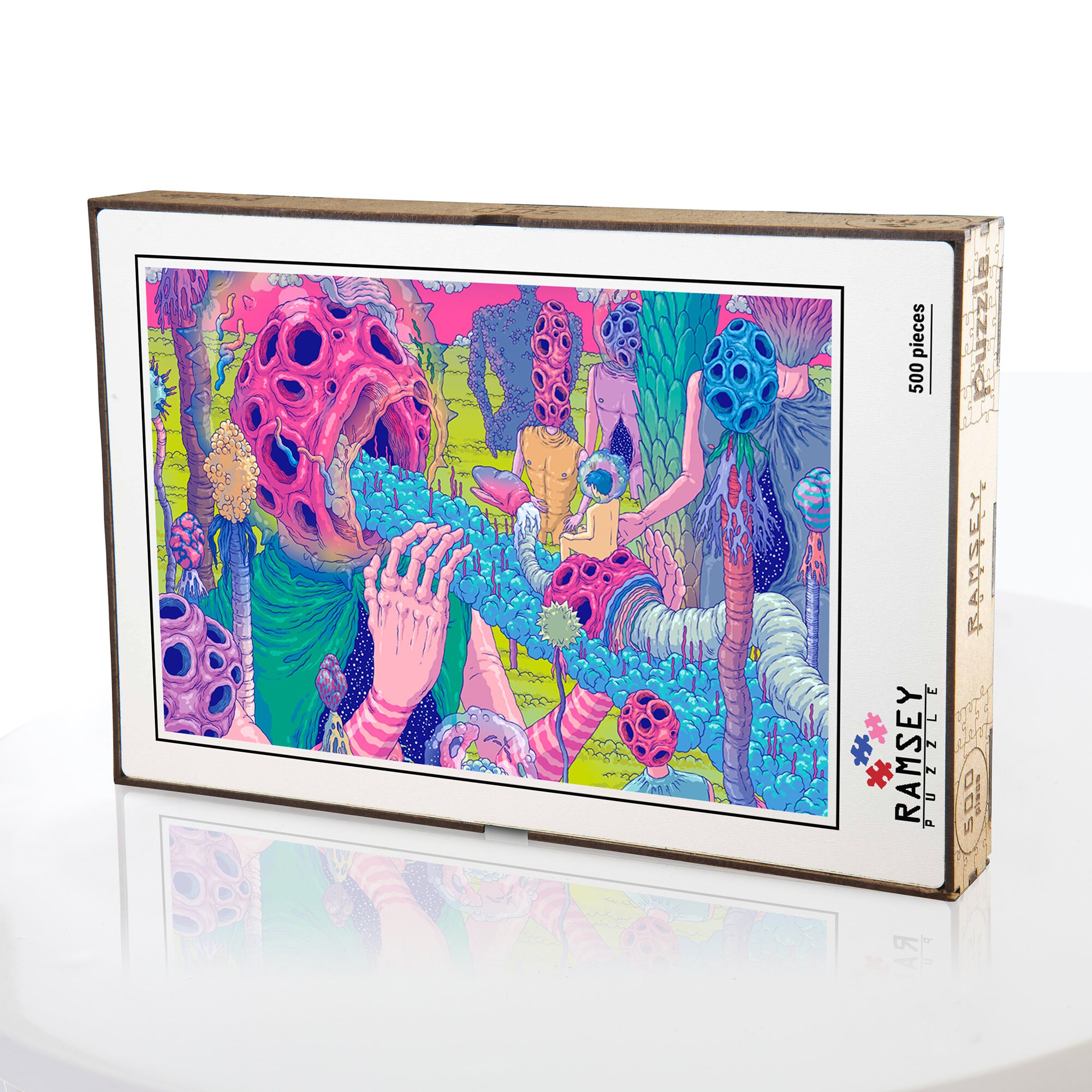 Psychedelic Puzzle 100 Wooden Jigsaw Puzzle For Adults and Etsy