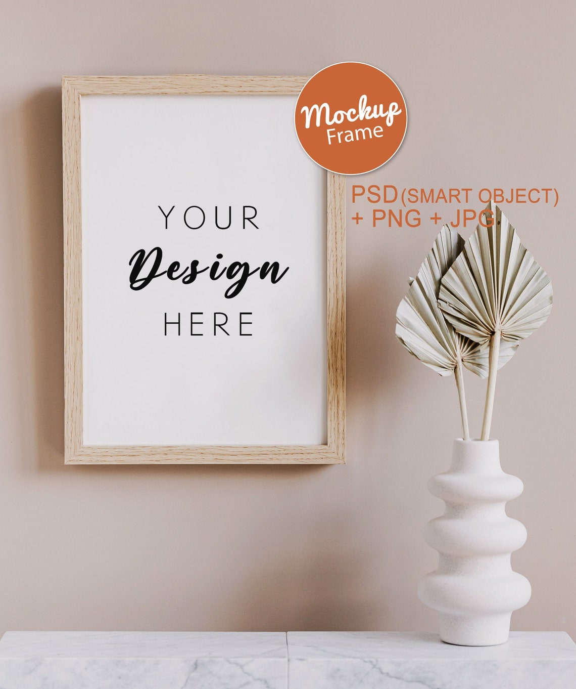 Boho Mockup Frame Mockup Frame Template Vertical Print Etsy