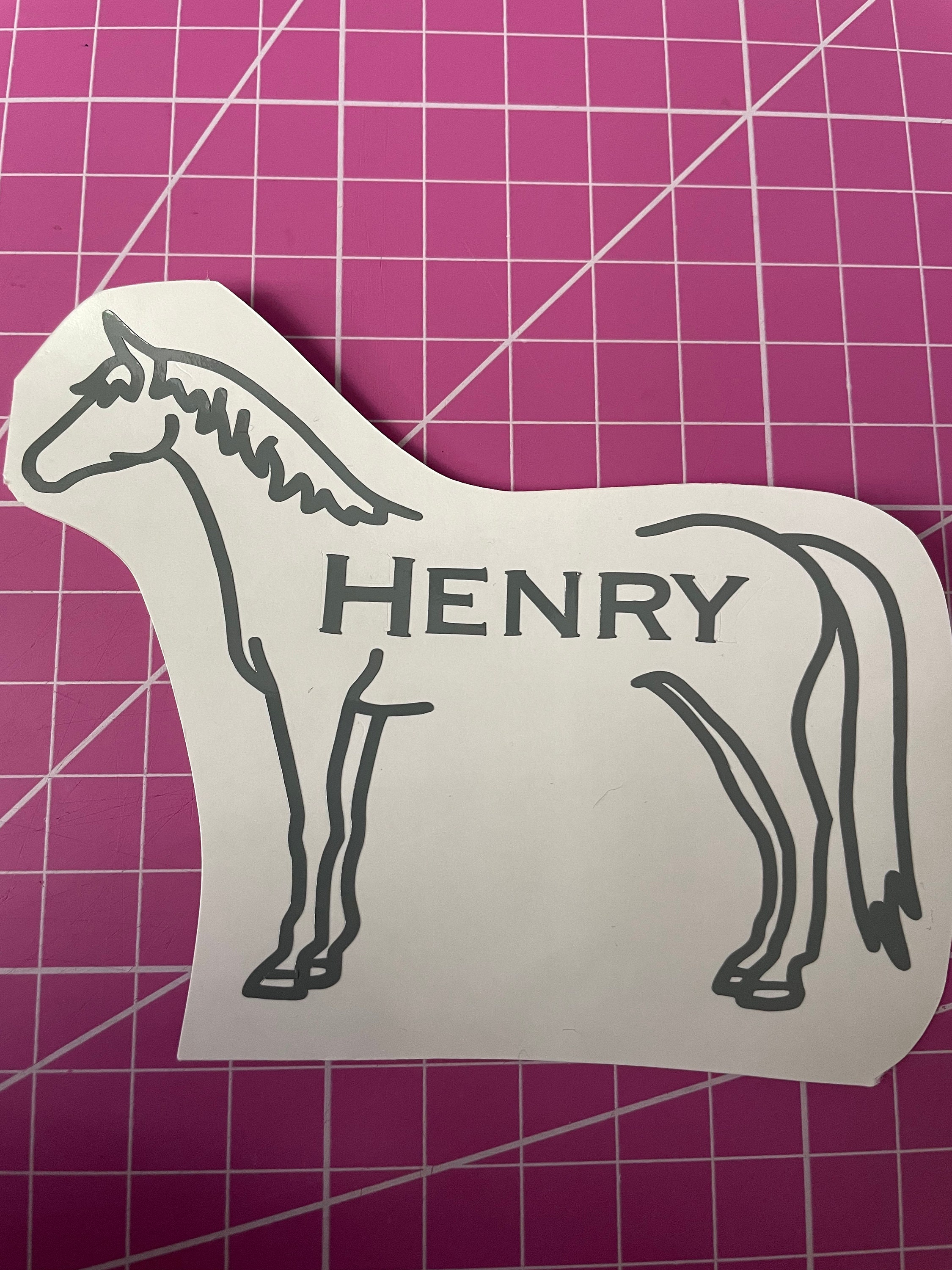 Personalised Vinyl Labels For Horses Food Storage Toy Etsy