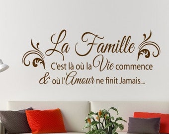 Citation Famille Etsy