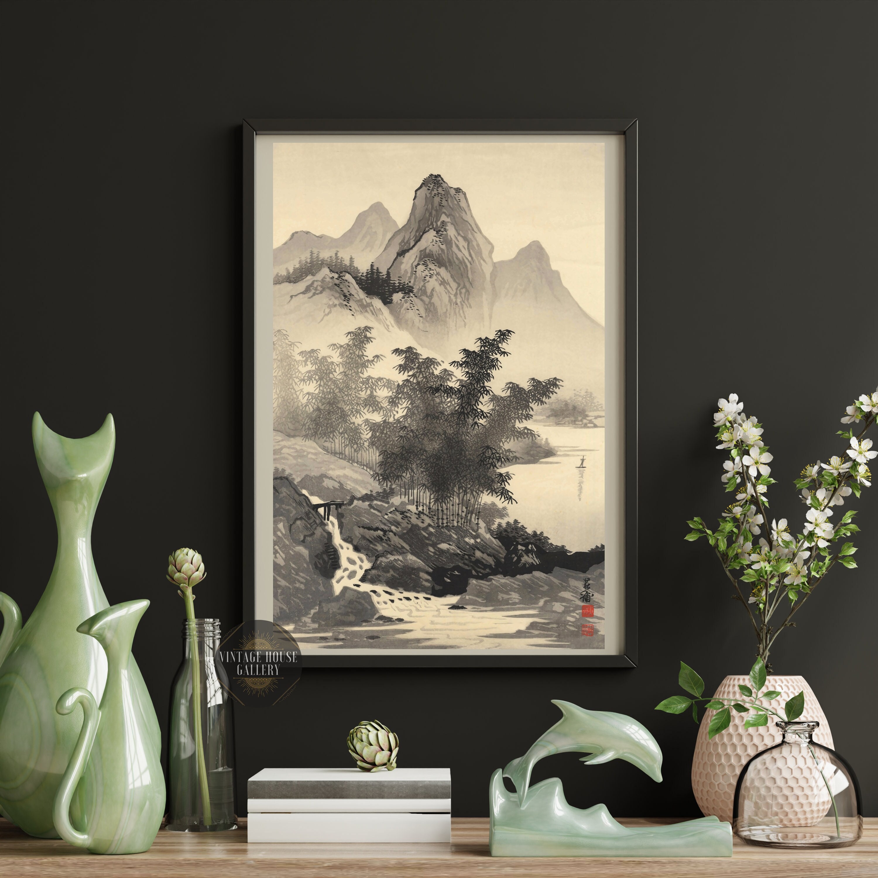 【真作】版画　吉井蘭月　高精細デジタル版画　六瓢　暁山会　美品　逸品　T71 Gihachiro okuyama - Etsy 日本