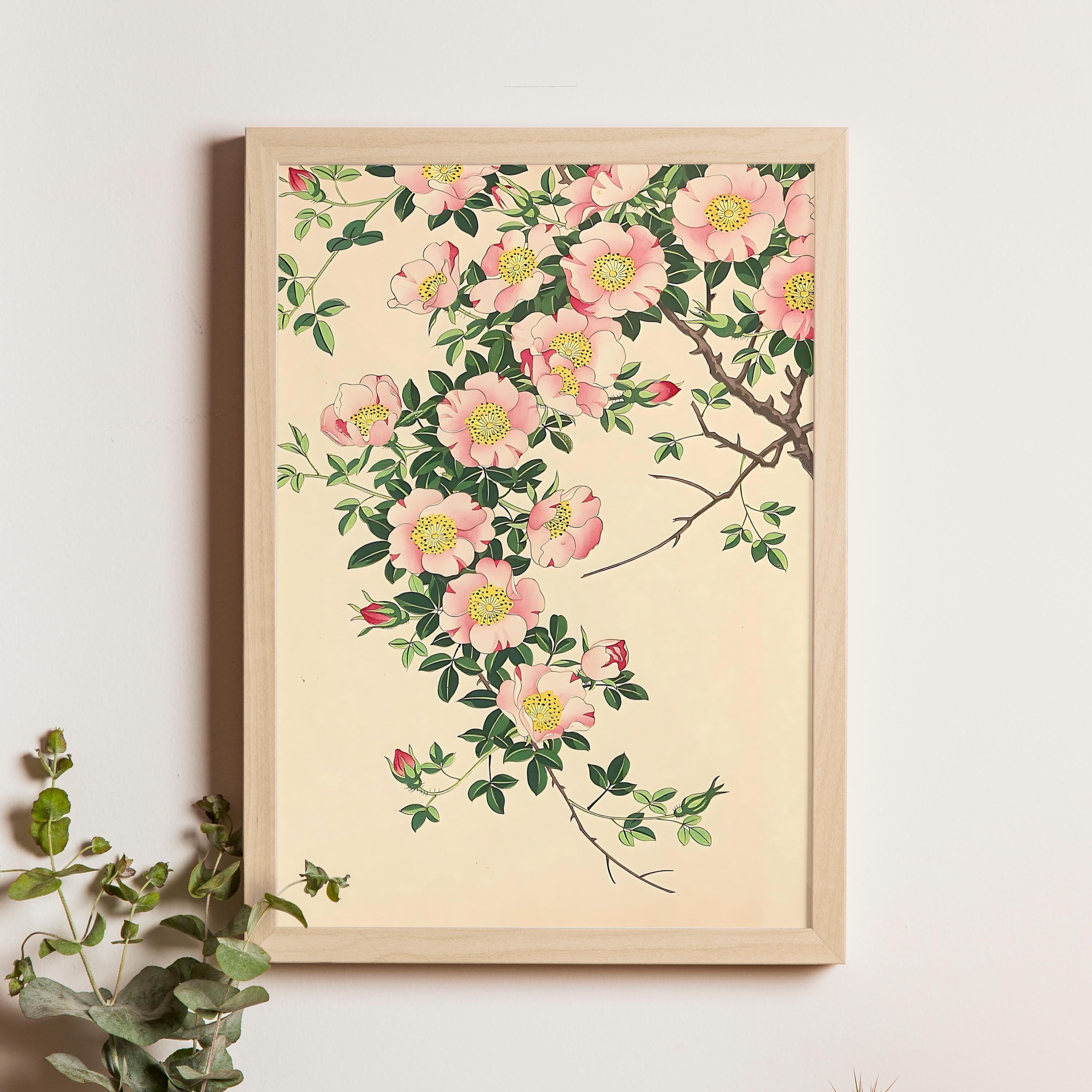 Wild Vine Rose, Nishimura Hodo, 1939, Botanical Art Print
