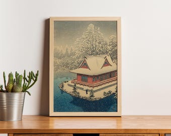 屋根の風景 木版画 木製フレーム付き鳩居堂 il_340x270.7060924218_8eq5.jpg