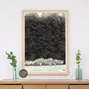 Ode au pays du Nord par Aoyama Masaharu, oeuvre d&#39;art japonaise restaurée, impression japonaise vintage, art mural japonais, art japonais, affiche japonaise