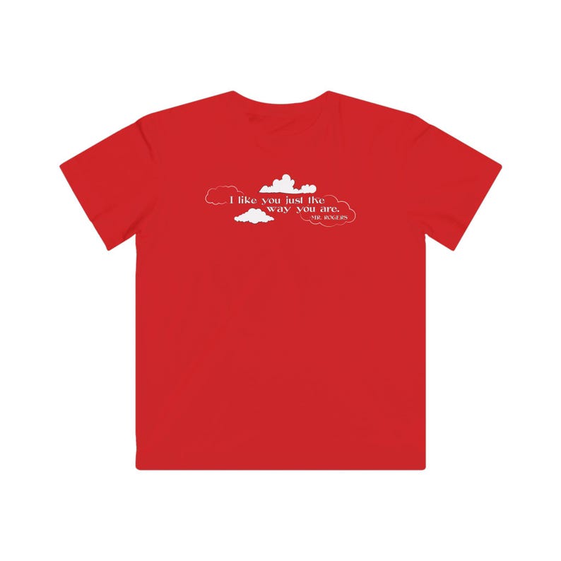 Mr. Rogers Kids T-Shirt: I Like You Just The Way You Are image 3