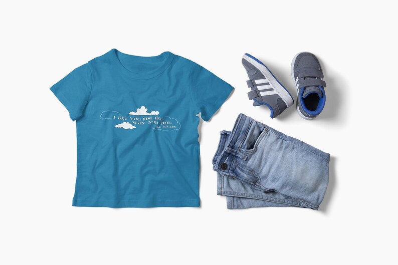 Mr. Rogers Kids T-Shirt: I Like You Just The Way You Are image 8