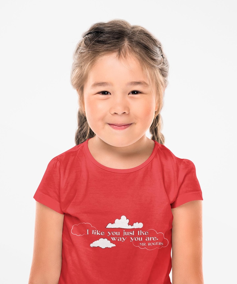 Mr. Rogers Kids T-Shirt: I Like You Just The Way You Are image 1