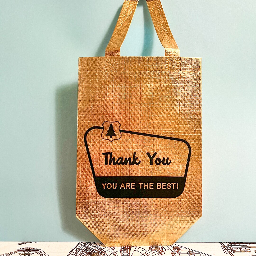 Thank You Gift Bag National Park Incudes Tissue Paper and Etsy