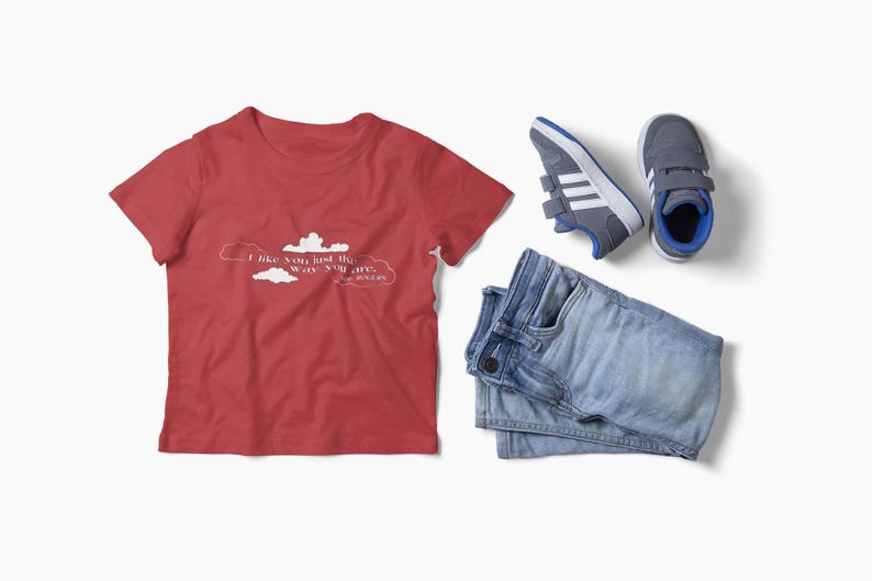Mr. Rogers Kids T-Shirt: I Like You Just The Way You Are image 7