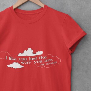 Mr. Rogers Kids T-Shirt: I Like You Just The Way You Are image 5