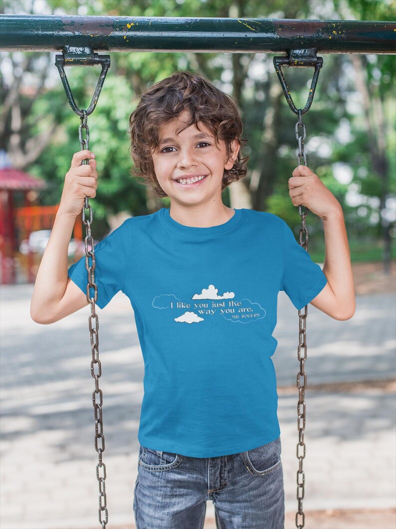 Mr. Rogers Kids T-Shirt: I Like You Just The Way You Are image 9