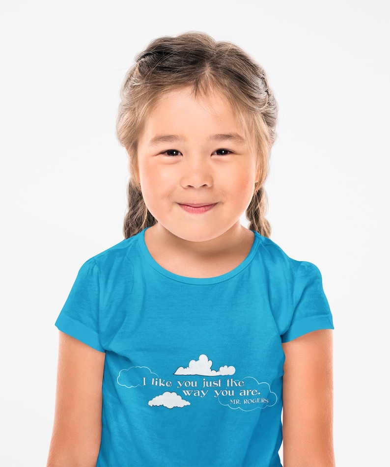 Mr. Rogers Kids T-Shirt: I Like You Just The Way You Are image 10
