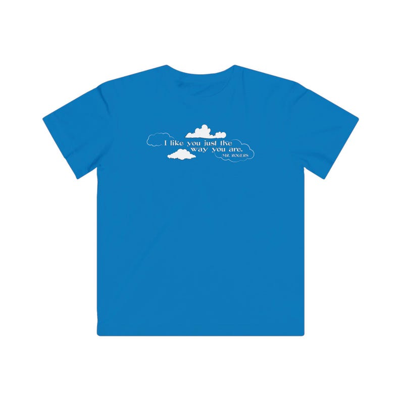 Mr. Rogers Kids T-Shirt: I Like You Just The Way You Are image 2