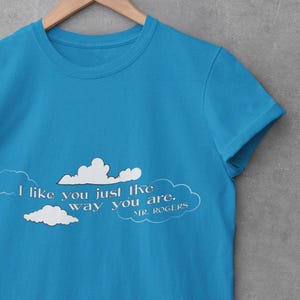 Mr. Rogers Kids T-Shirt: I Like You Just The Way You Are image 4