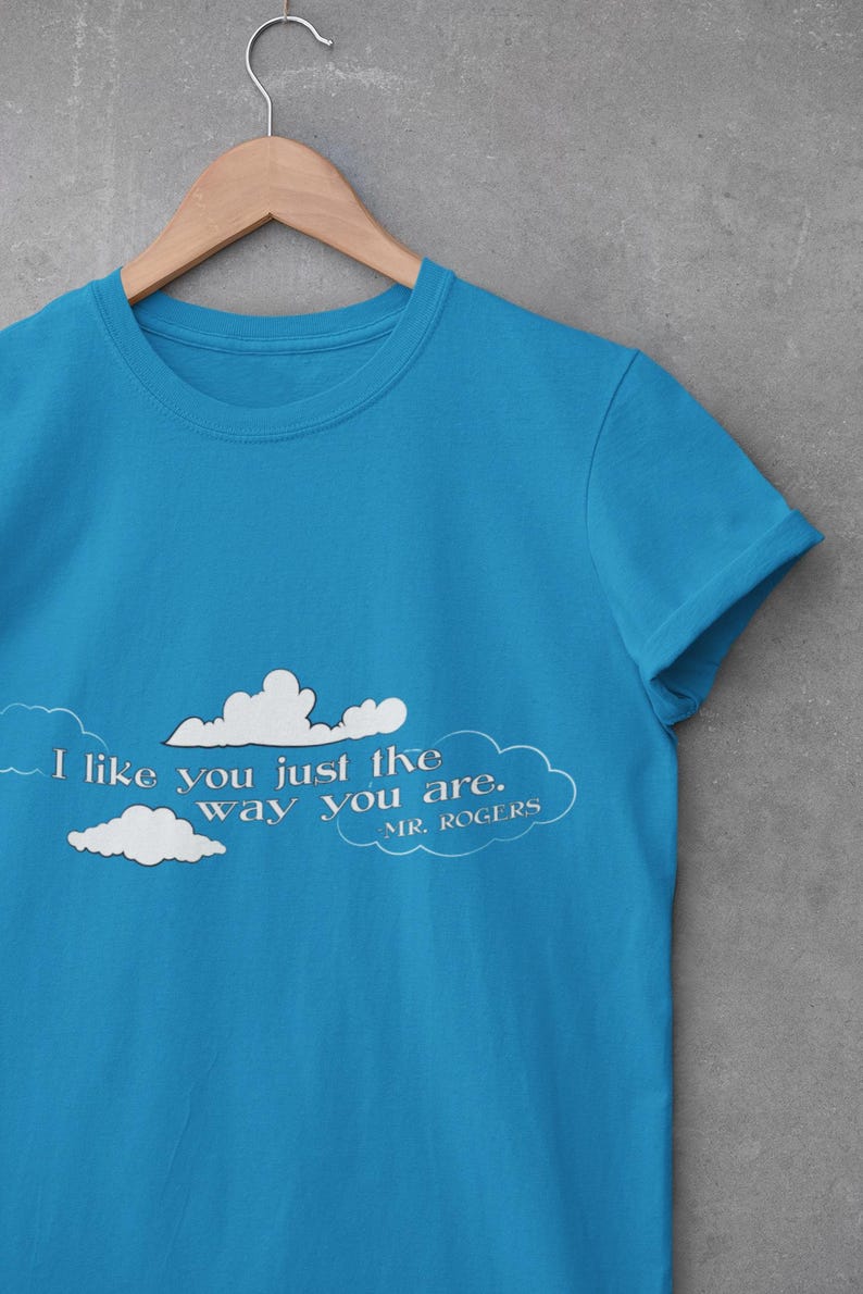 Mr. Rogers Kids T-Shirt: I Like You Just The Way You Are image 4