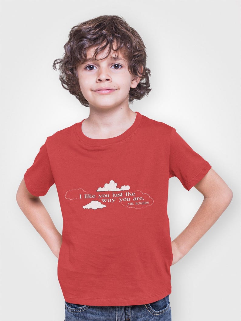 Mr. Rogers Kids T-Shirt: I Like You Just The Way You Are image 6