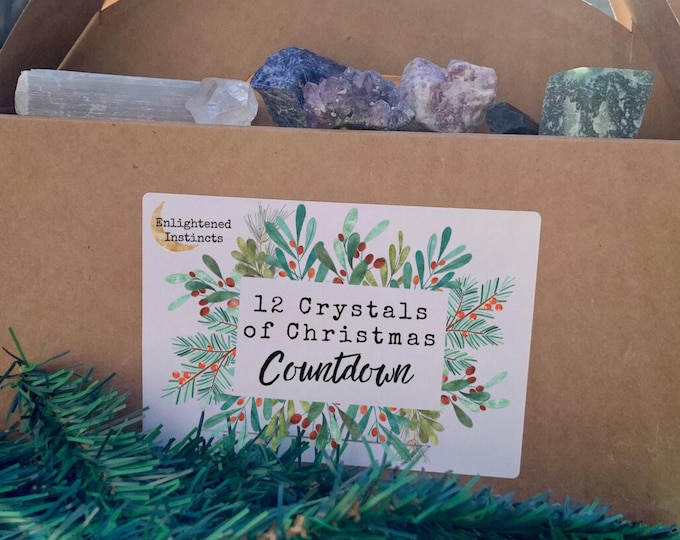 2024 Crystal Countdown Advent Calendar 12 or 25 Days of Healing