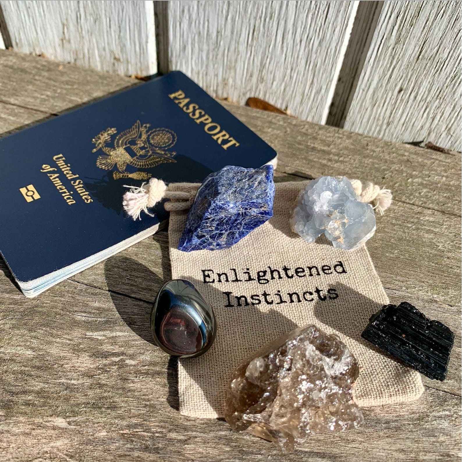 Crystal Set for Travel Protection Crystals for Safe Travels Etsy