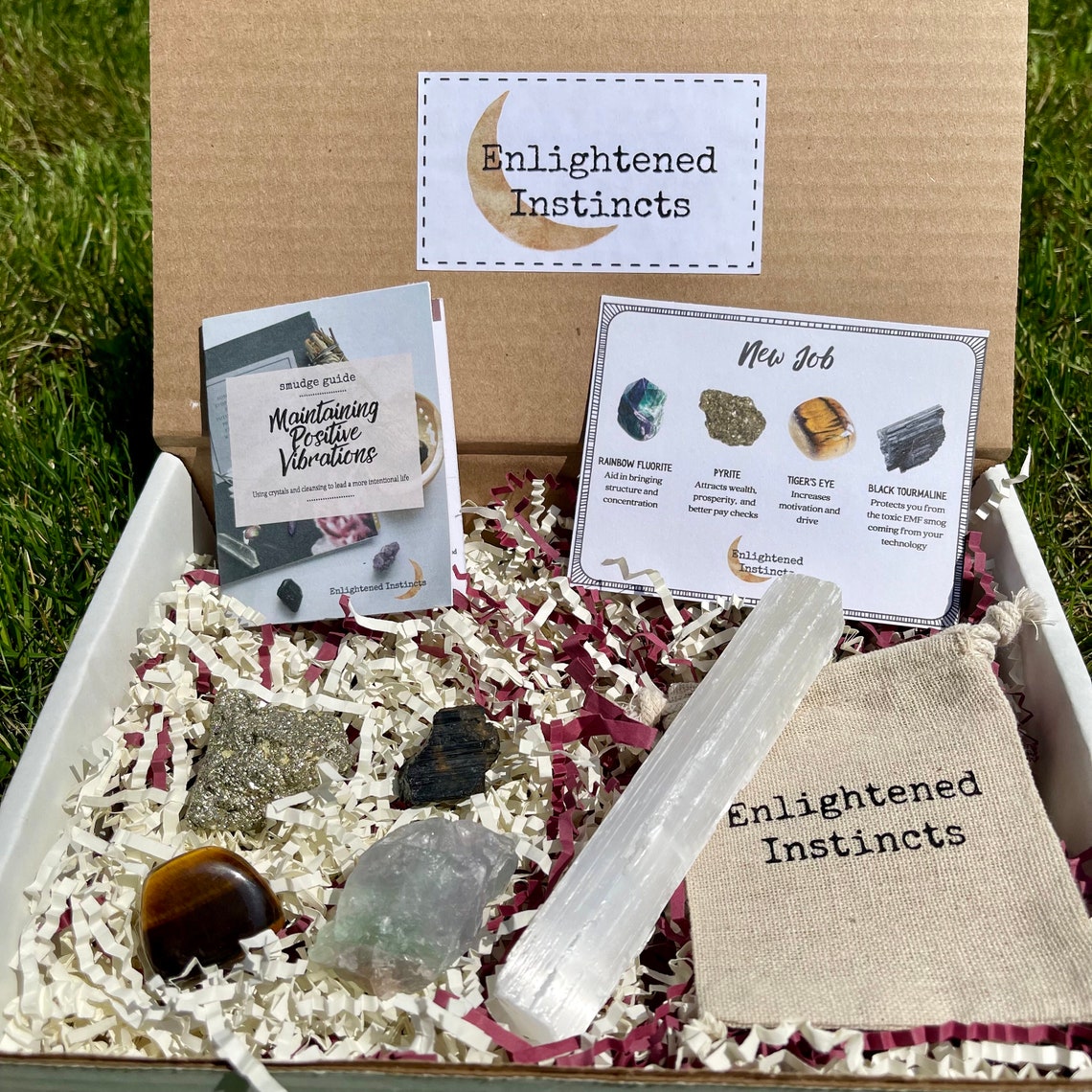 New Job Crystal Set Healing Crystals for Work Crystals for Etsy