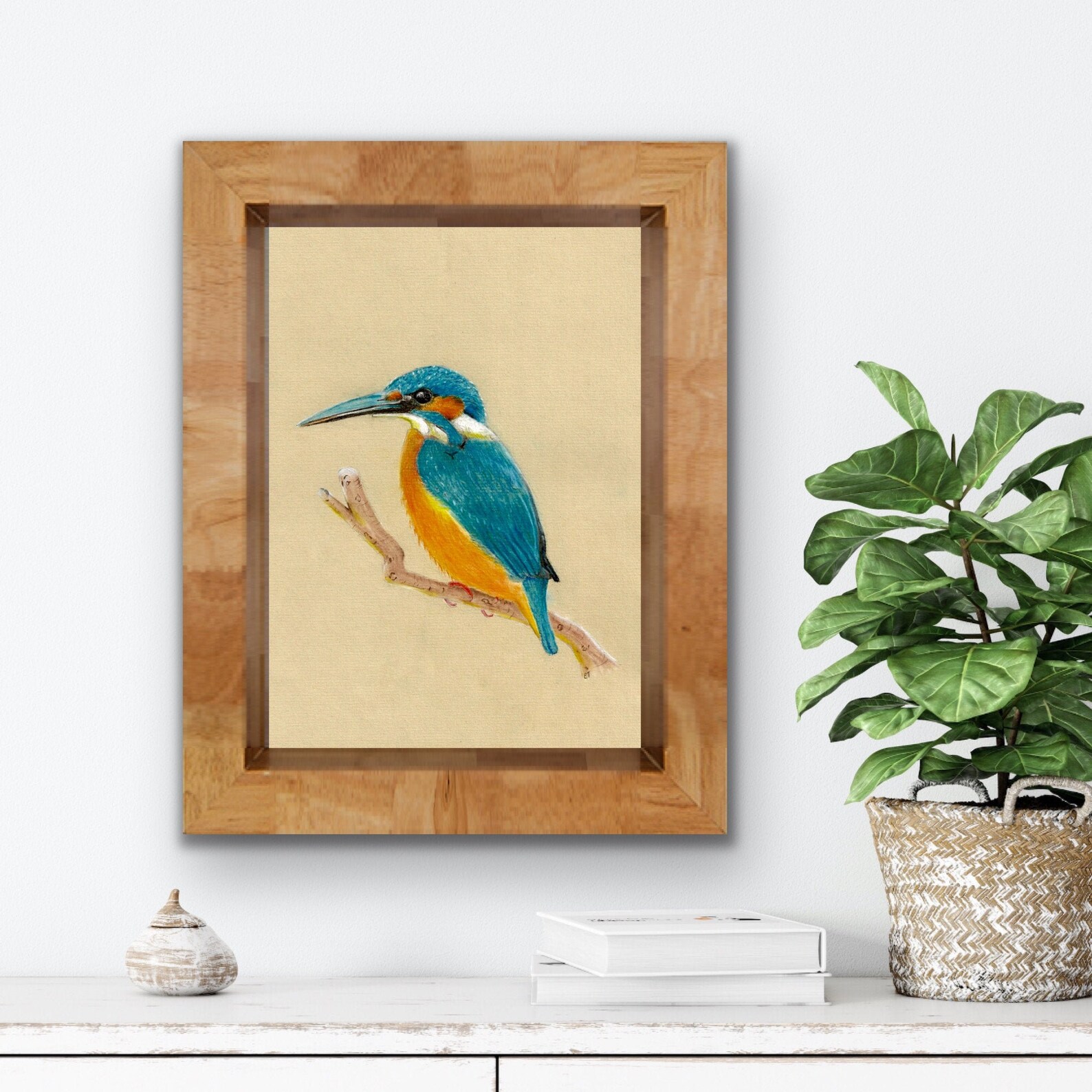 Kingfisher Wall Art Wildlife Home Decor Perfect for Nature Etsy UK