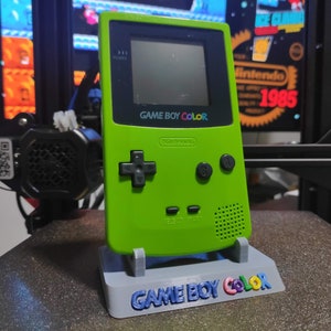 Gameboy Color Display Stand | Custom 3D Printed Holder for Retro Gaming Collectors