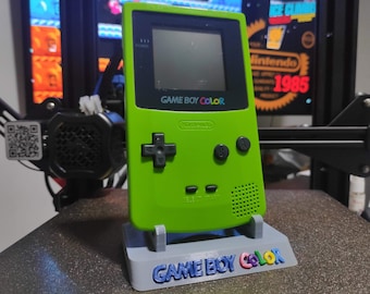 Gameboy Color-Displayständer | Benutzerdefinierter 3D-gedruckter Halter für Retro-Gaming-Sammler