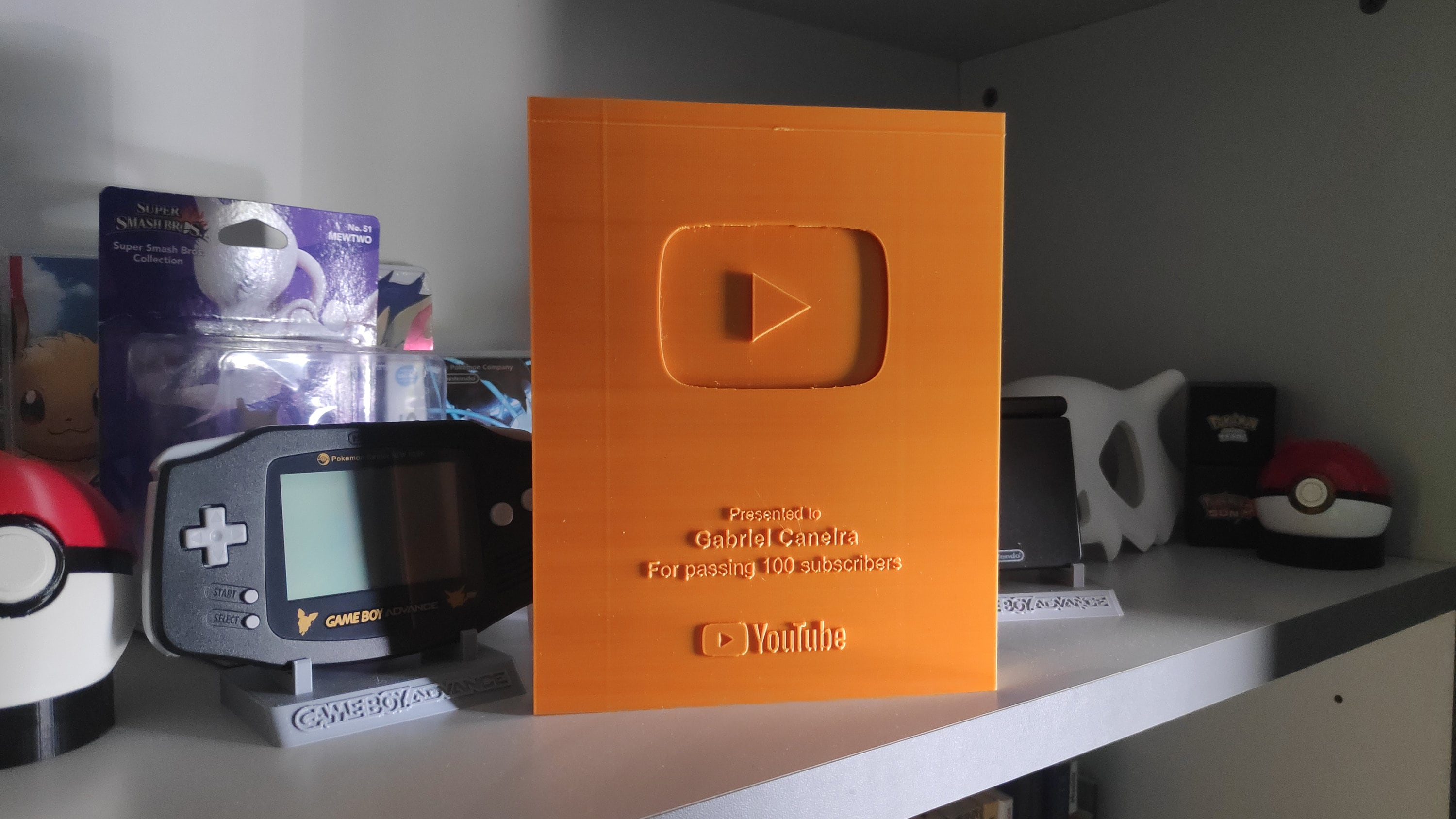 Custom Youtube Award Play Button Plaque Personalized Etsy