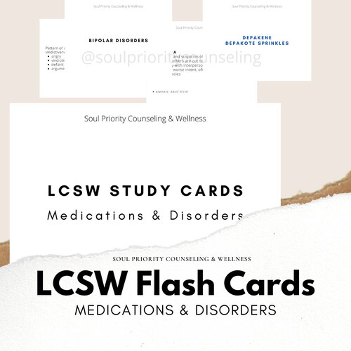 LCSW Study Guide Pass Your ASWB Exam Etsy