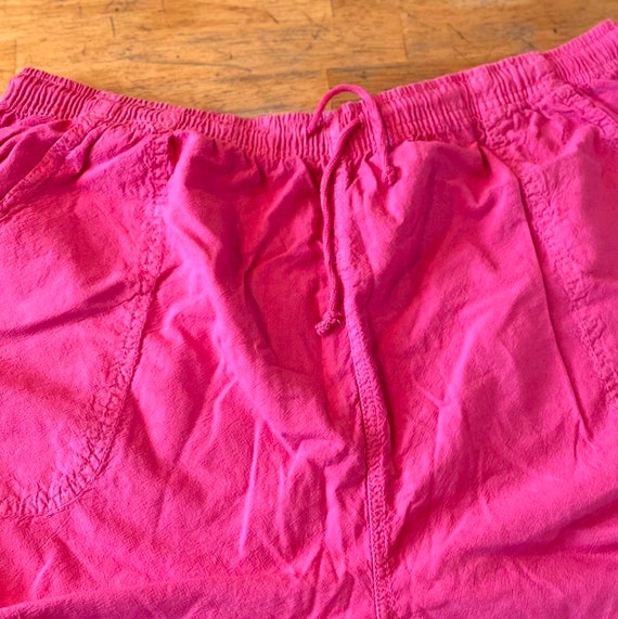 1990's Men's Shorts Hot Pink - image 3