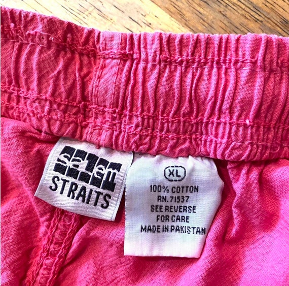 1990's Men's Shorts Hot Pink - image 4