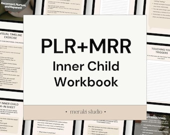 Inner Child Healing Workbook Canva Template | PLR MRR