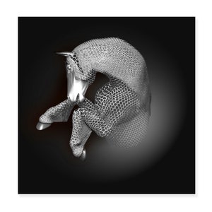 Télécharger Print Art Silver, 3D Set Wall Print, Horse, Poster Art, Wall art, Contemporary Print, Instant Download, Anniversary Gifts