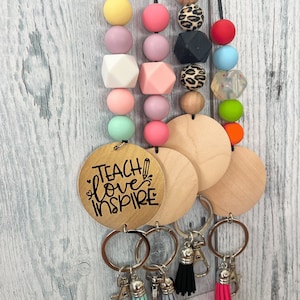 Cordón de cuentas personalizado para maestros, regalo de maestro, regalo de estudiante, regalo de terapeuta del habla, cordón de maestro, cordón de separación